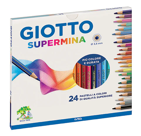 Lápiz Color Giotto Supermina x24