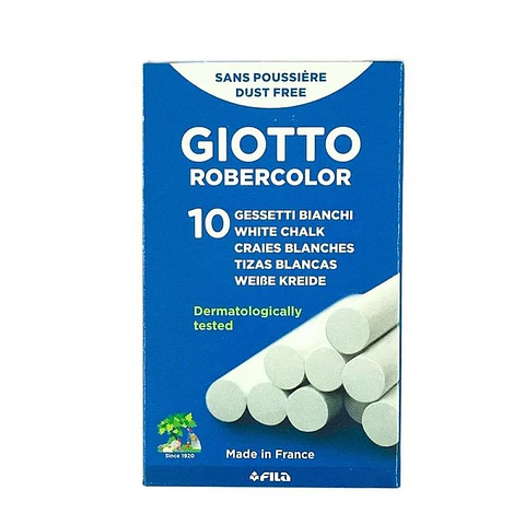 Tiza Giotto Robercolor Blanca x10