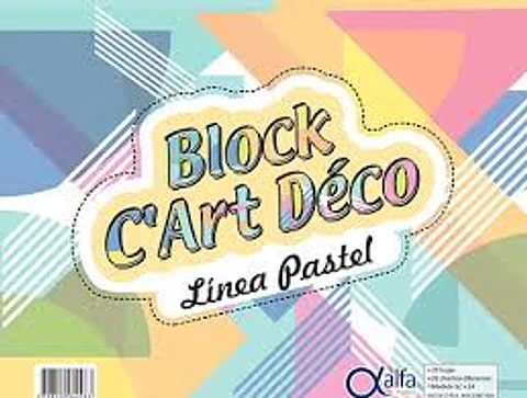 Block Gloss Cartulina Entretenida 20 Hojas 32x24 Pastel