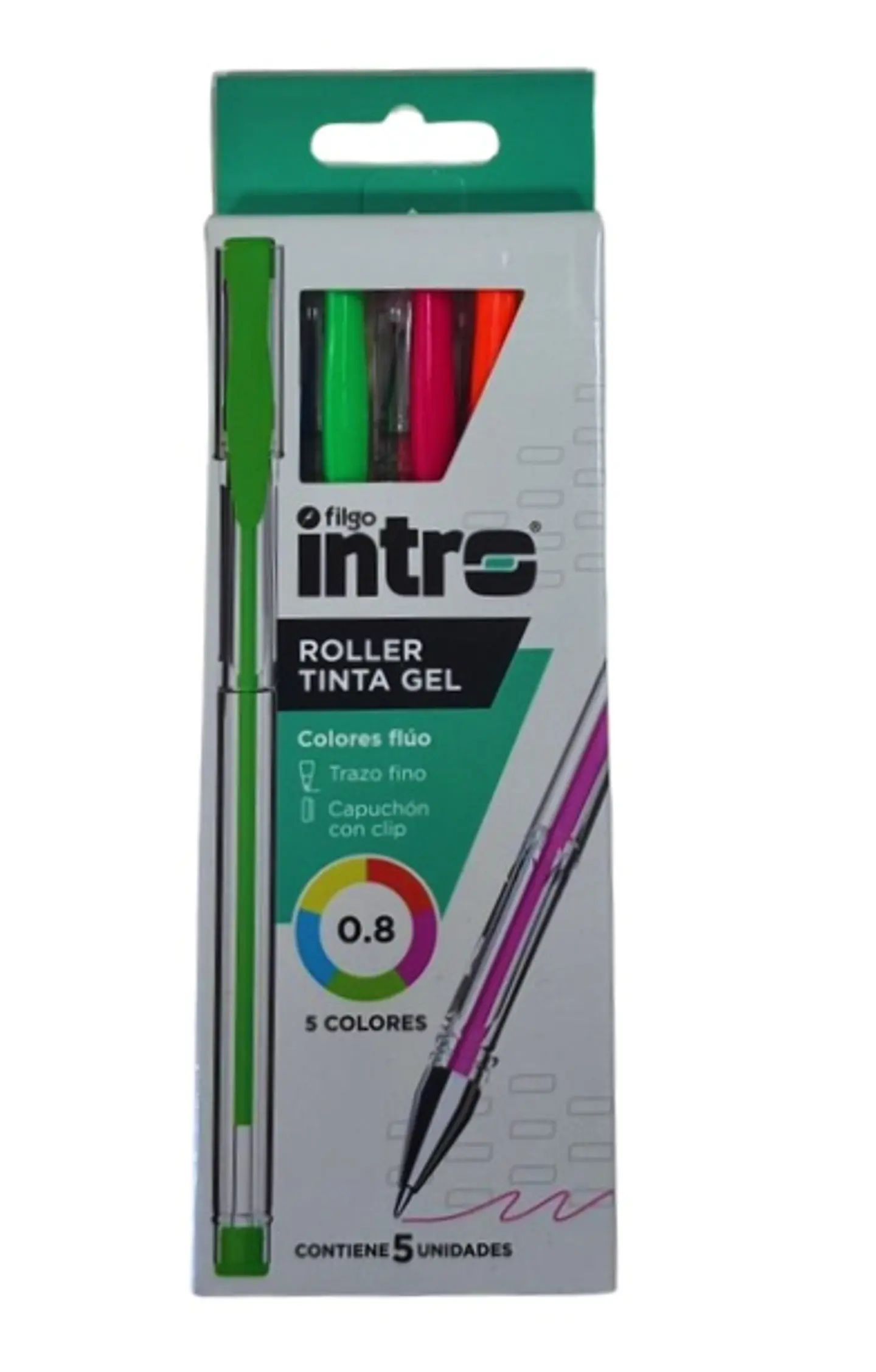 Bolígrafo Filgo Intro Fluo x5 1