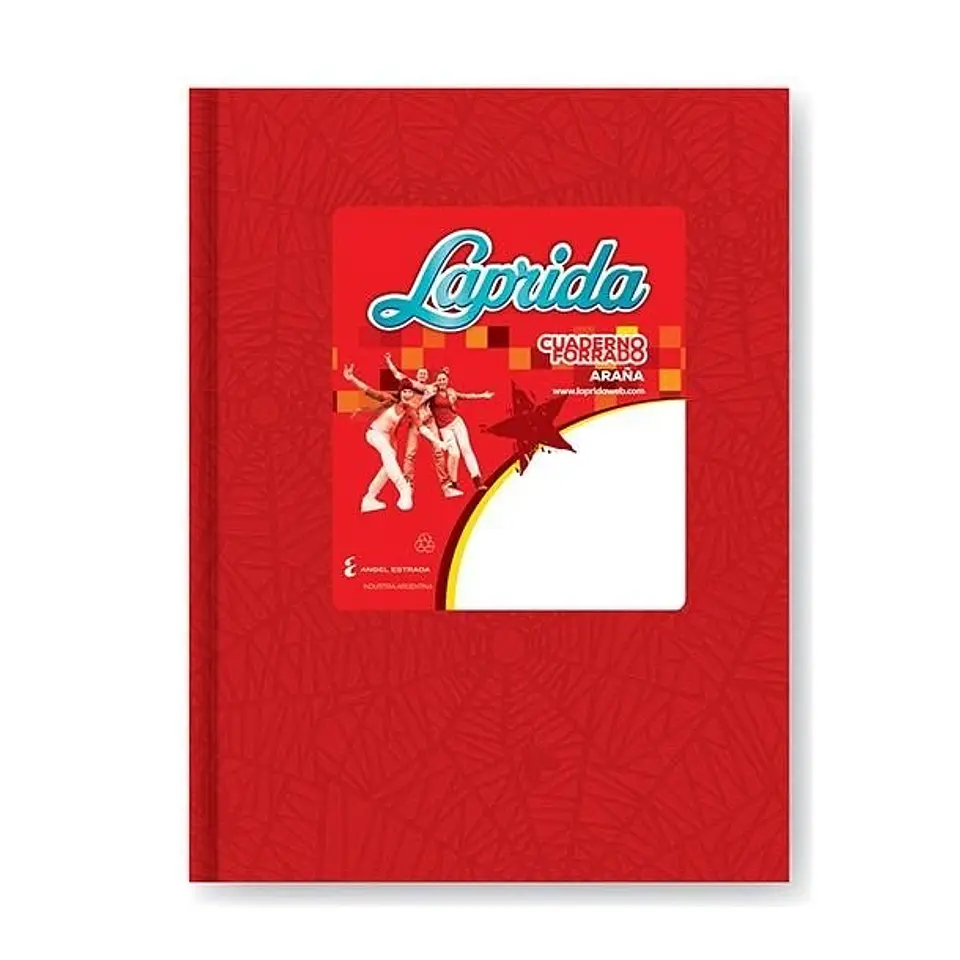 Cuaderno Laprida Forrado 50 Hojas Tapa Dura Varios Colores Cuadriculado 1