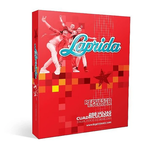Repuesto Laprida 288 Hojas Cuadriculado