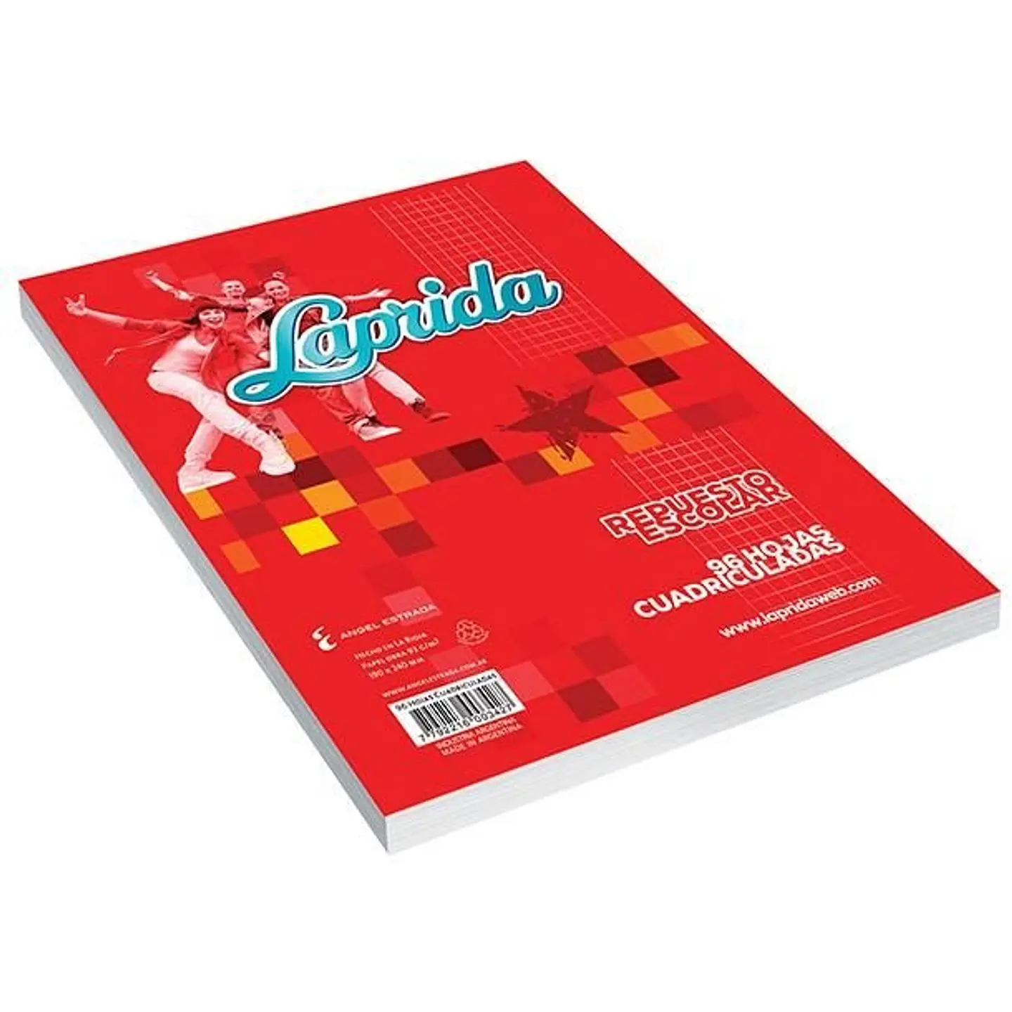 Repuesto Laprida 96 Hojas Cuadriculado 1