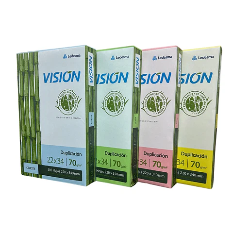 Resma Ledesma Autor Vision 70g Oficio Color