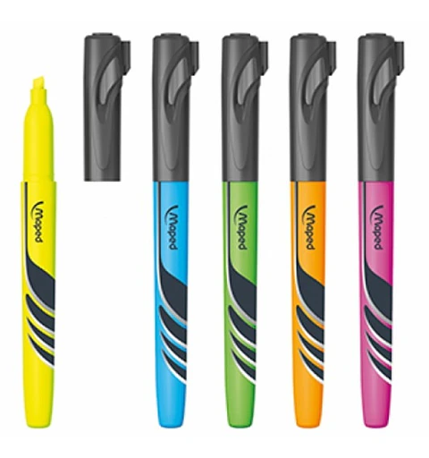 Resaltador Maped Fluo Pen Fino x5