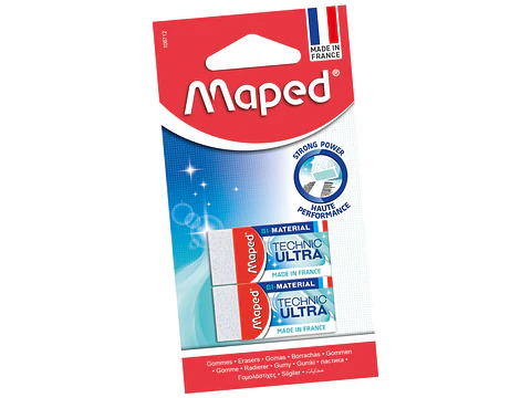 Goma De Borrar Maped Technic Ultra Funda x2 Blíster