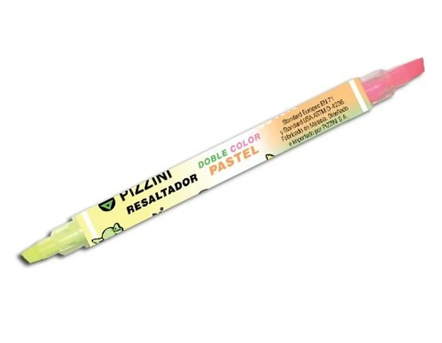 Resaltador Pizzini Doble Pastel Varios Colores 1