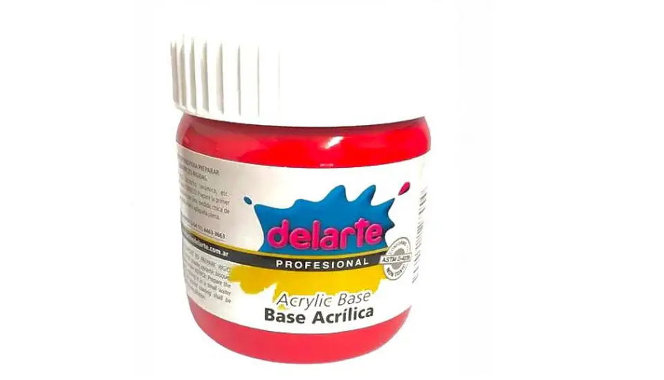 Pintura Modelarte Acrílico Pote 260cc Fluo 1