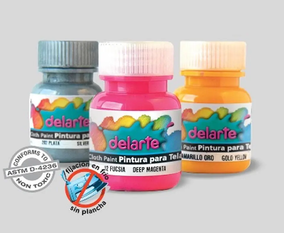 Pintura Modelarte Tela Pote 37g Metalizado 1