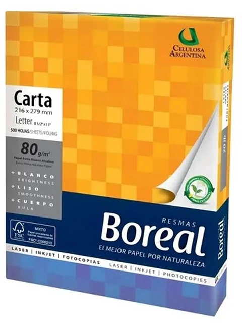 Resma Boreal Carta 80g