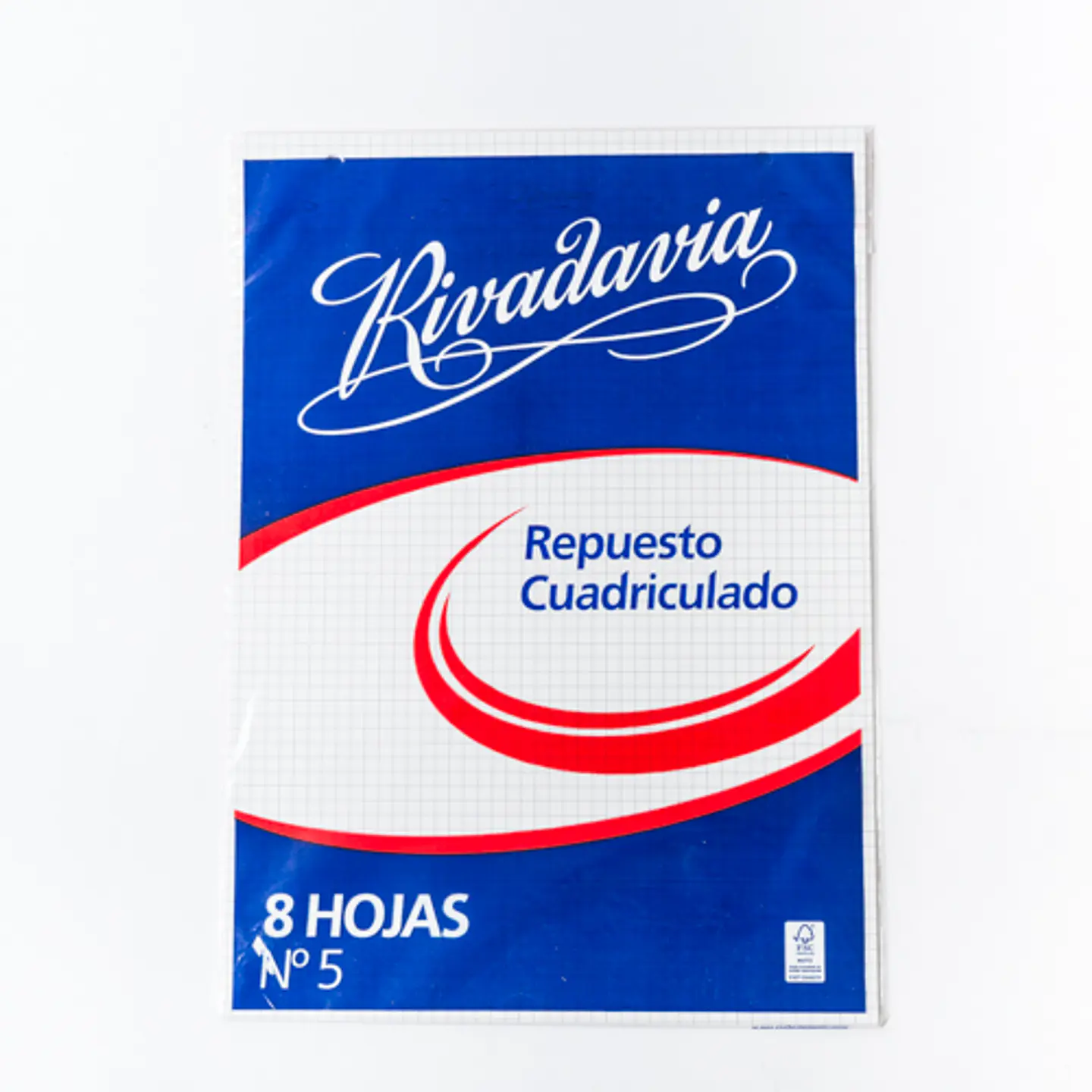Repuesto Rivadavia N°5 8 Hojas Rayado 1