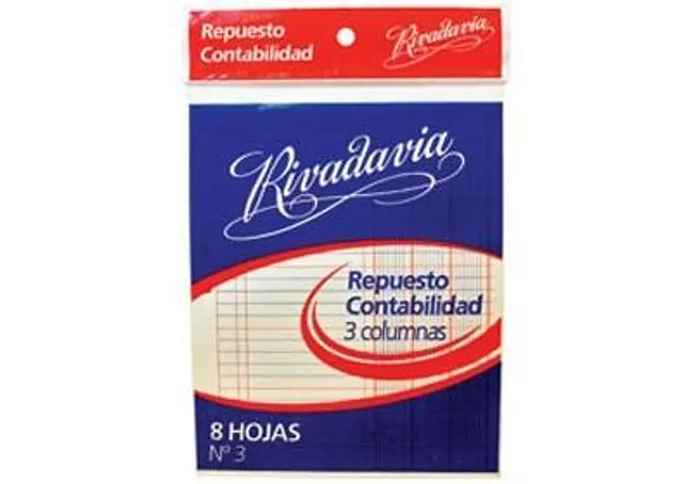 Repuesto Rivadavia Para Contabilidad 4 Columnas 1