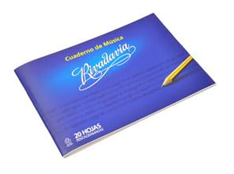 Cuaderno Rivadavia De Música 20 Hojas