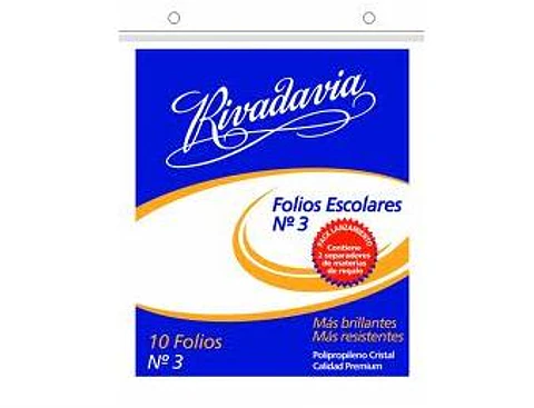 Folio Rivadavia Escolar N°3 x100