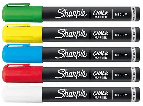Sharpie Tiza Líquida Borrable x5