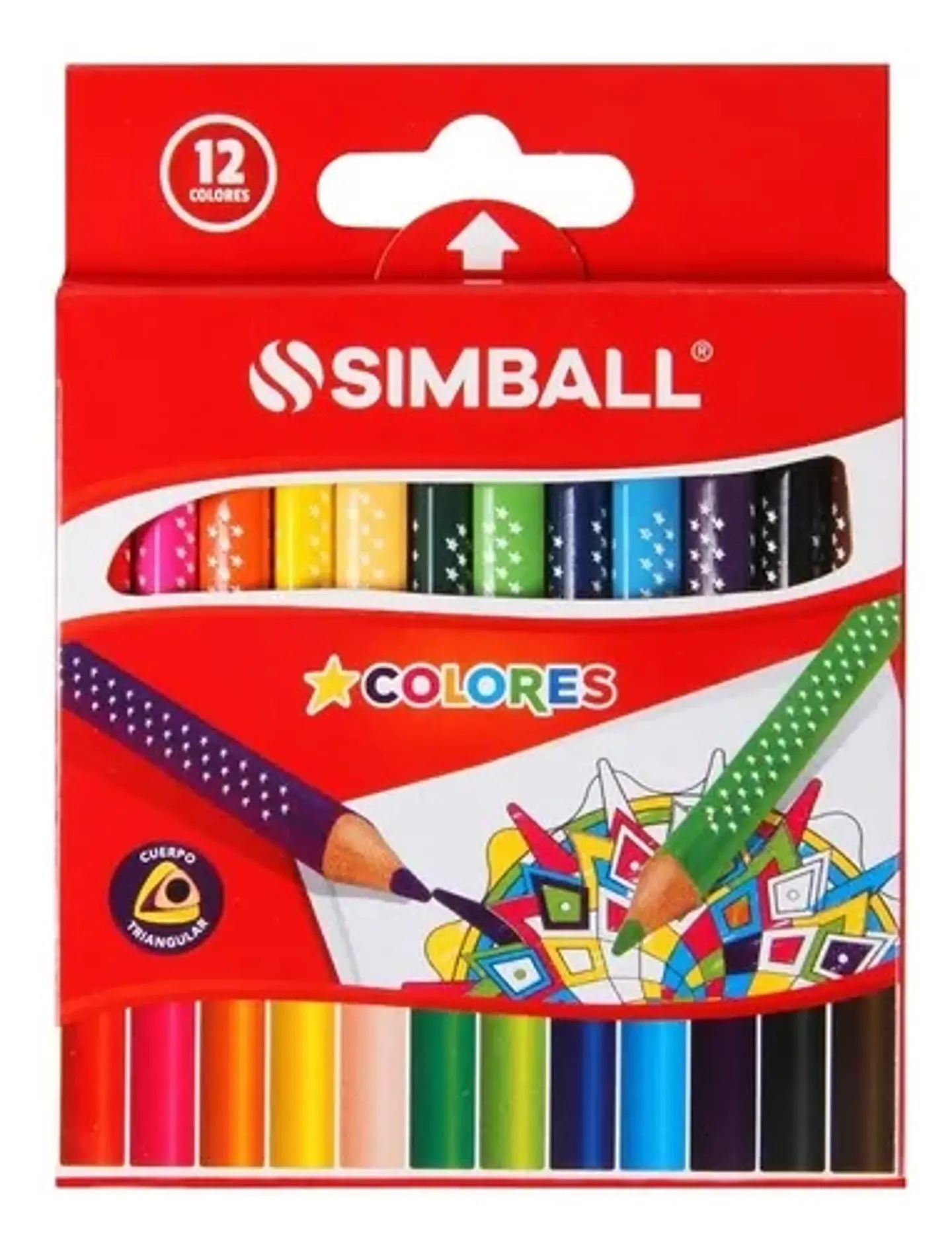 Lápiz Color Simball x12 Cortos 1