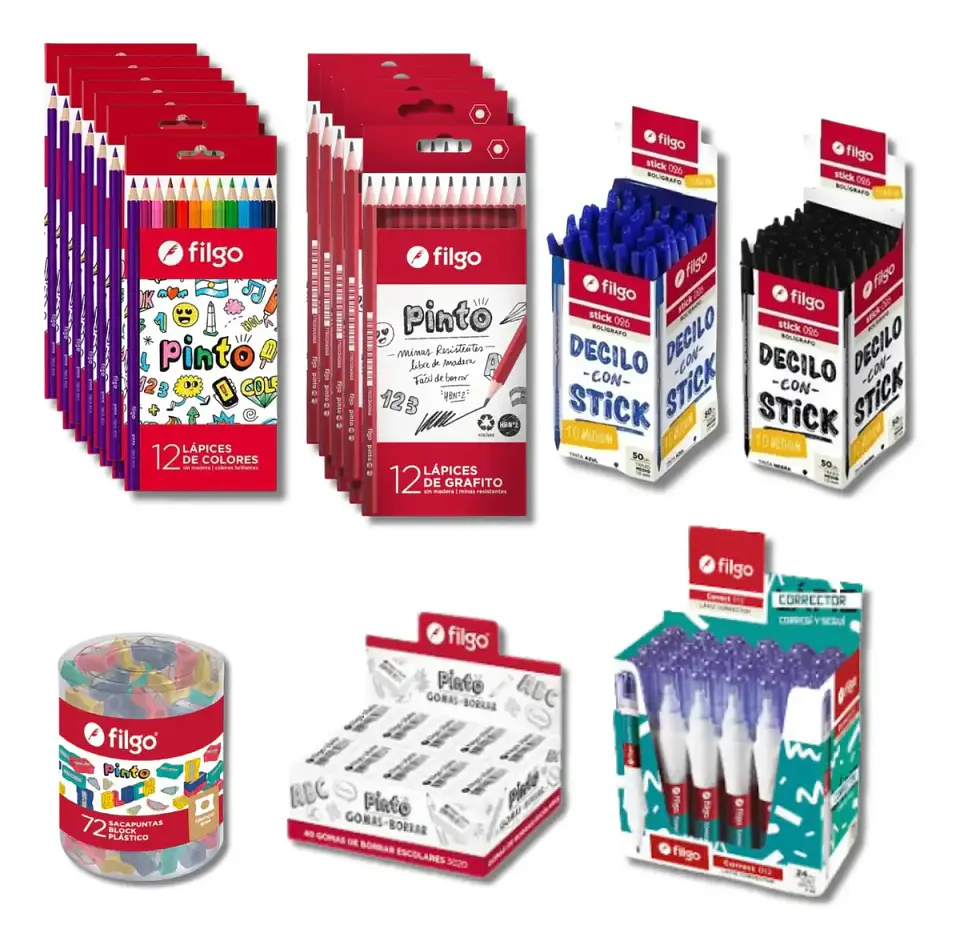 Kit Escolar Libreria Mayorista Filgo 392 Piezas 5 ENVIO GRATIS 1
