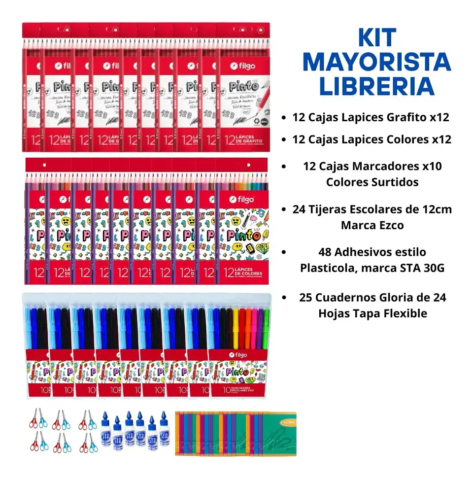 Kit Libreria Mayorista Basico Completo 6 ENVIO BONIFICADO 4