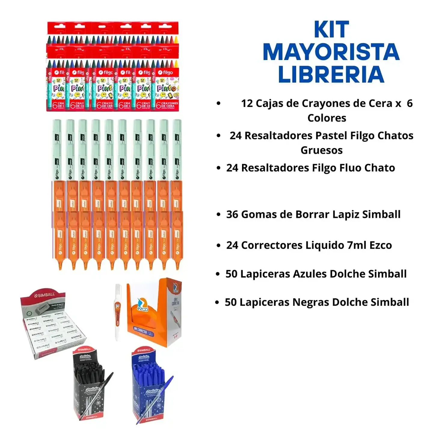 Kit Libreria Mayorista Basico Completo 6 ENVIO BONIFICADO 5