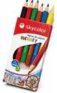 Lapices Colores Corto x6 SkyColor - Miniatura 1