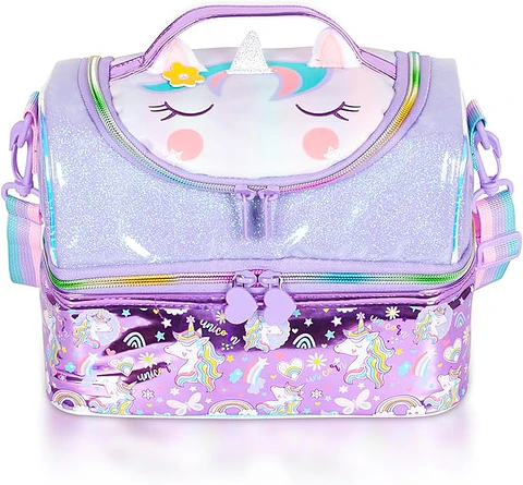 Lonchera Térmica - Unicornio Violeta Pastel