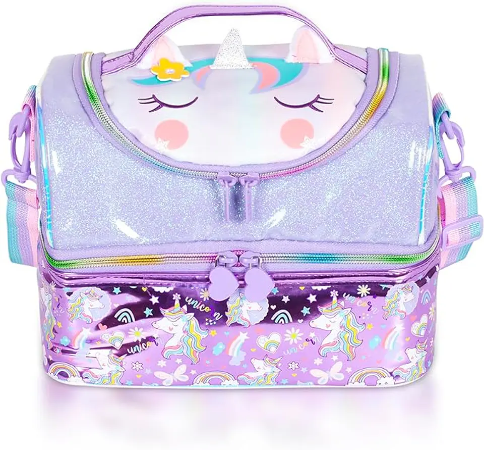 Lonchera Térmica - Unicornio Violeta Pastel 1