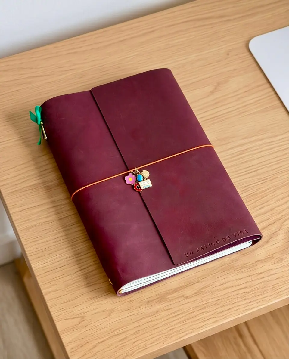 Bohemian Notebook Berry  XL 5