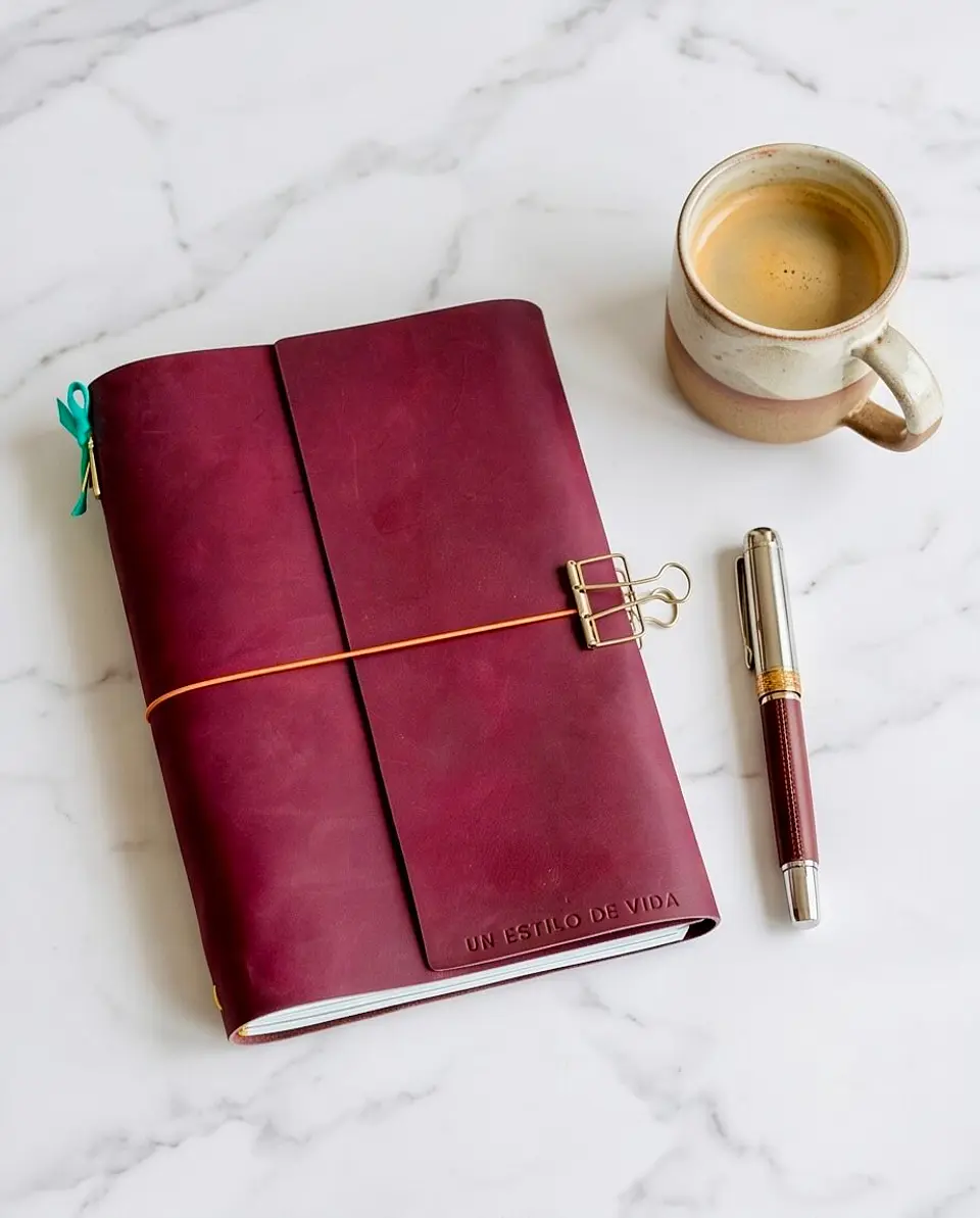 Bohemian Notebook Berry  XL 6