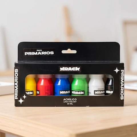 Set de 6 acrílicos Krack 30ml