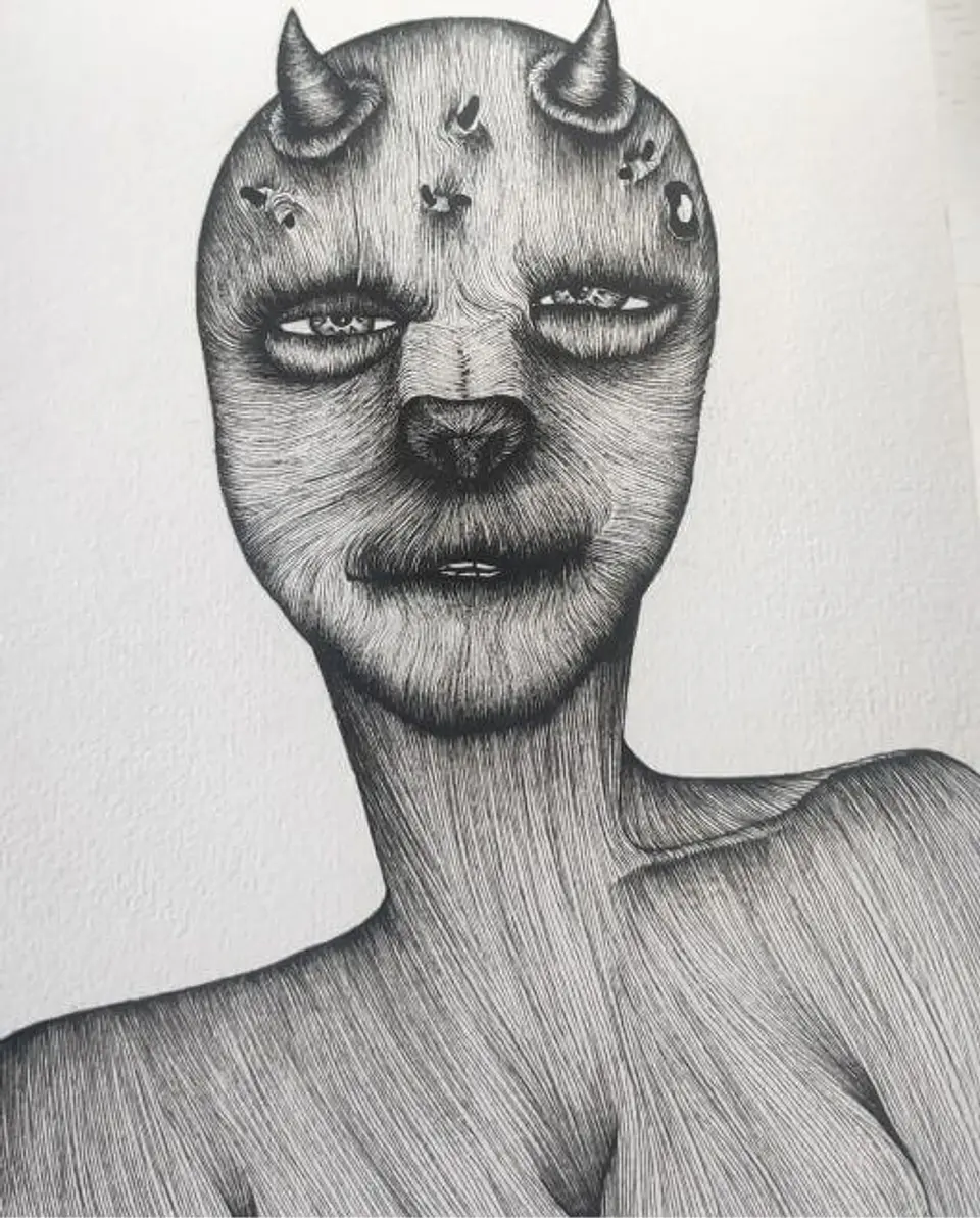 Rostro Mal Tejido - 14 x 21 cm 2