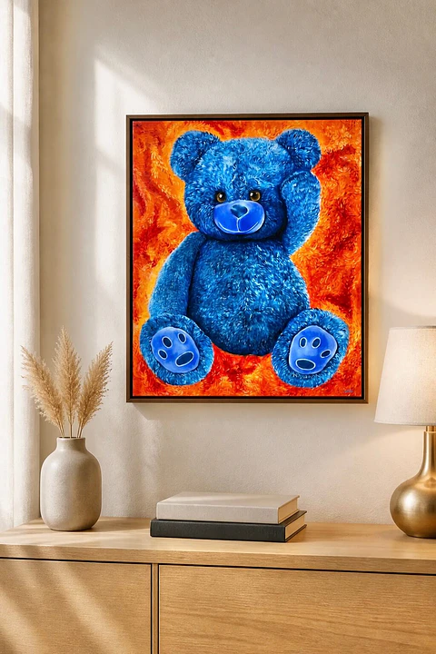 Oso oleo sobre lienzo 50x60cm