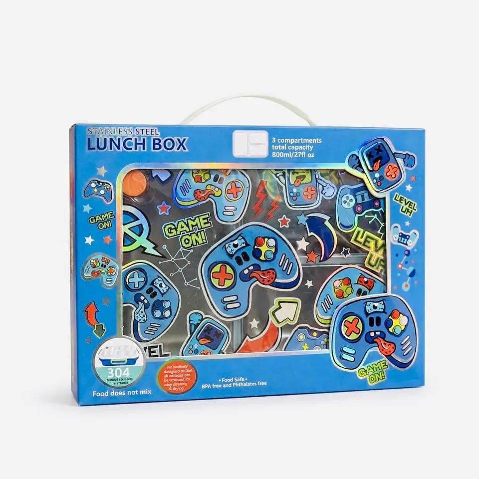 Lonchera Térmica 3 compartimentos GAME ON – 710ml 4