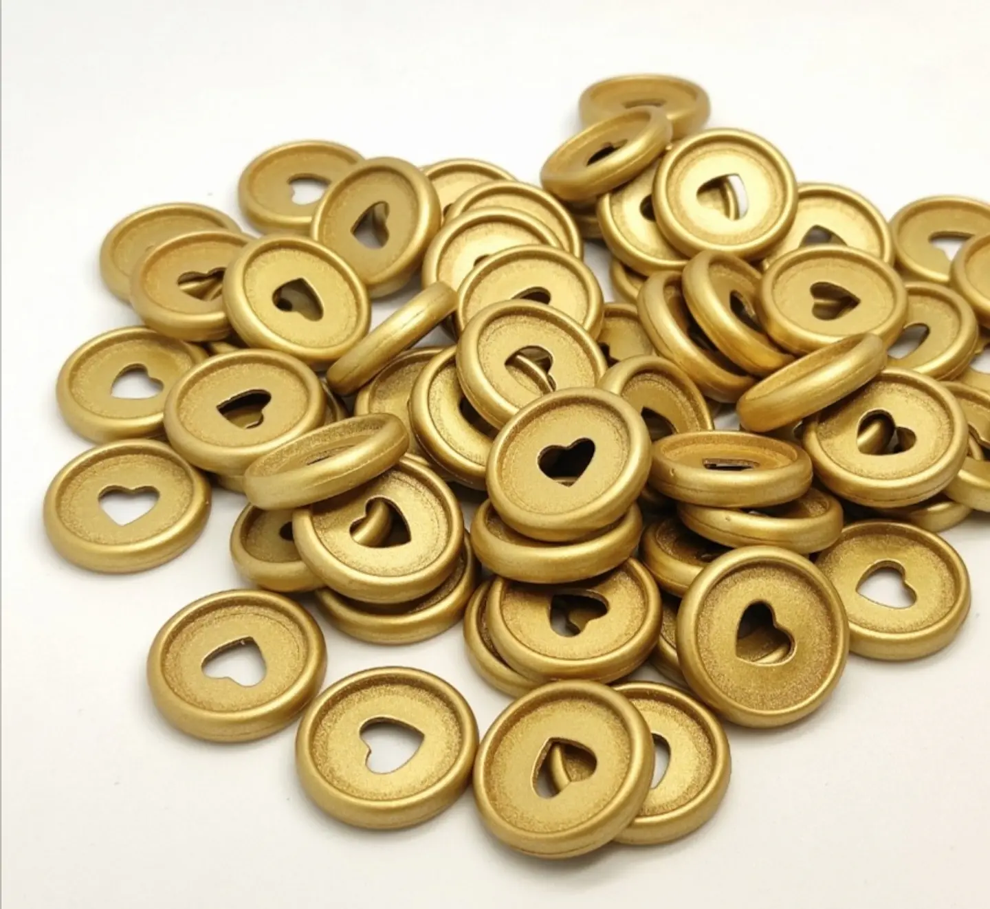 DISCOS- DORADO SATINADO-23MM 1