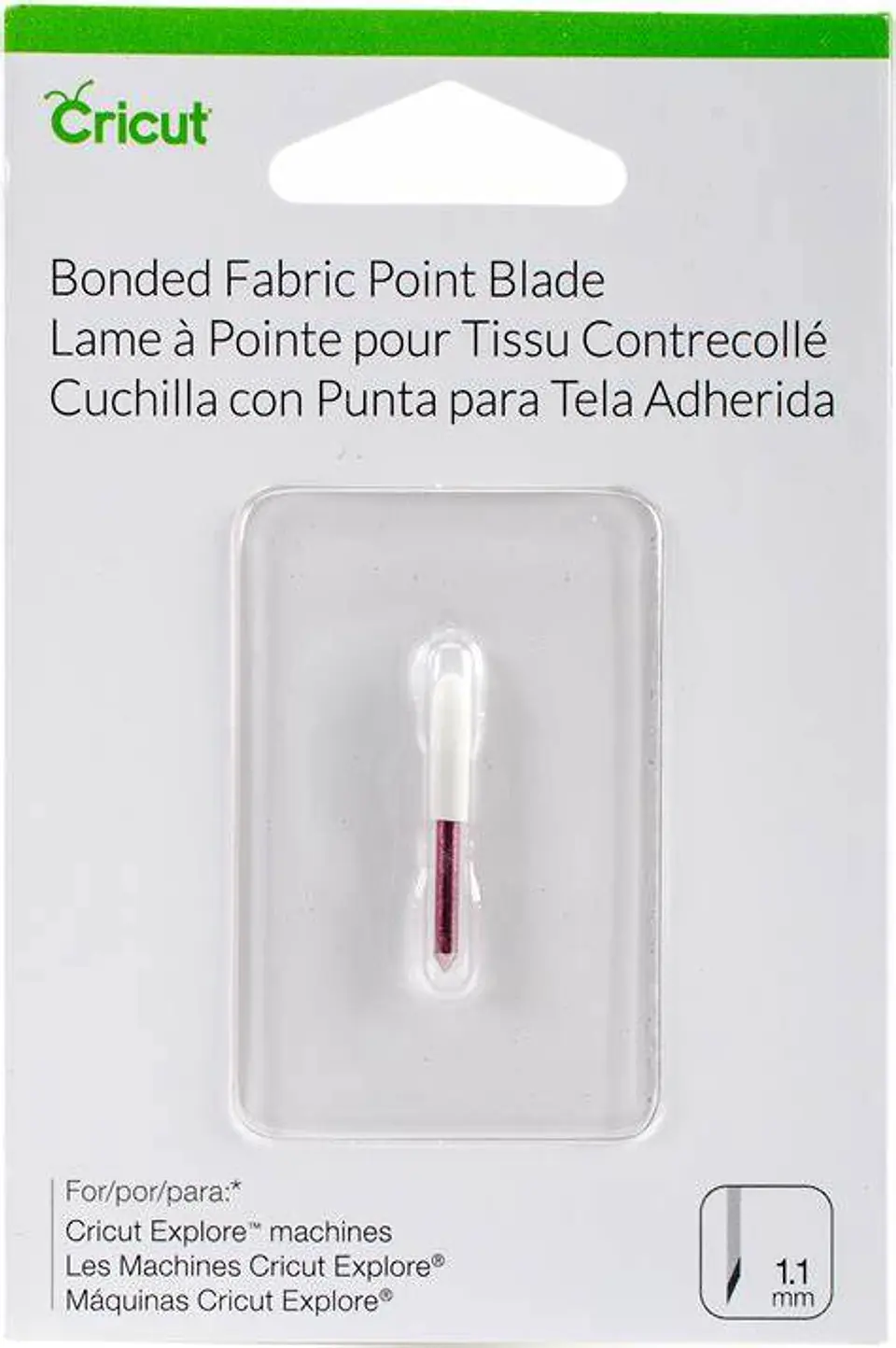 Cuchilla Cricut Bonded Fabric Point Blade x1 1