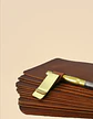 Pen Holder -Bohemian Notebook- Ocre-Gold - Miniatura 2