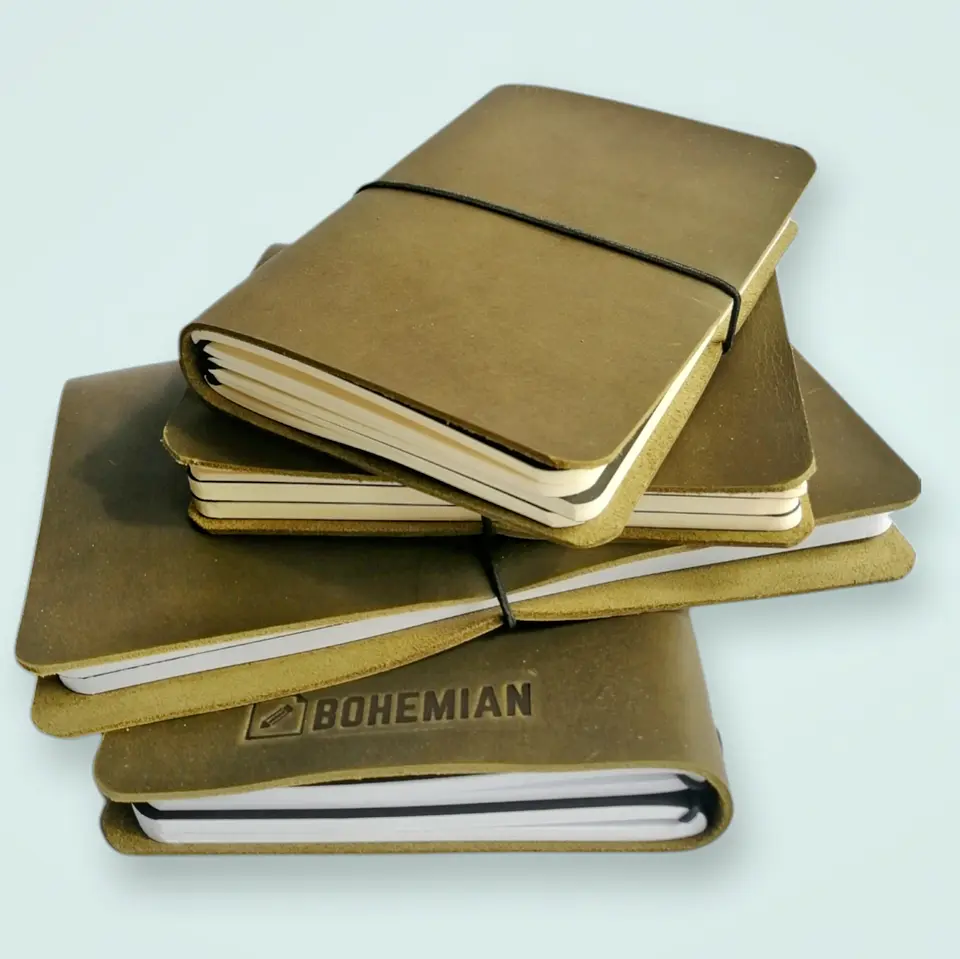 Bohemian Notebook S - Verde Oliva 3