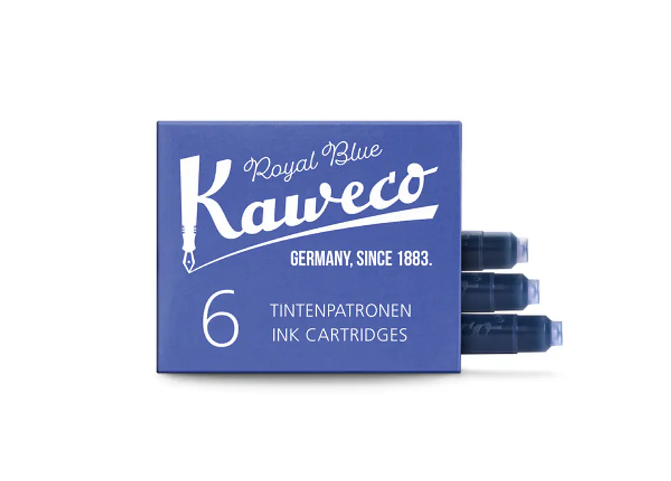 Cartuchos de tinta Kaweco Royal Blue 6pzs 1