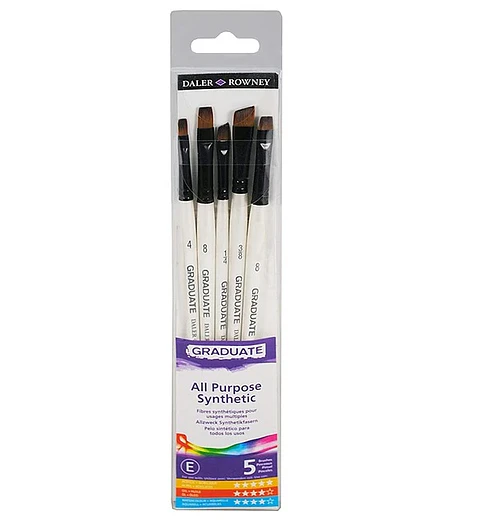 Set De Pinceles Planos - Graduate