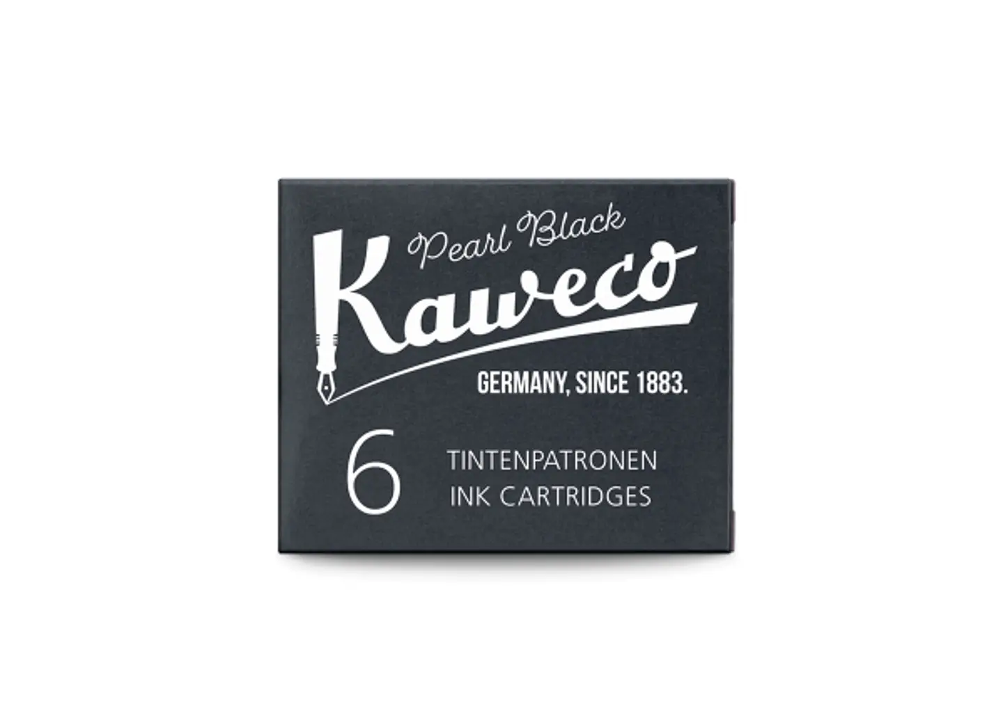 Cartuchos de tinta Kaweco Pearl Black 6pzs 2