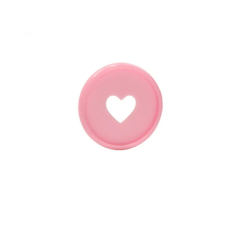 DISCOS-ROSA PASTEL 28MM 1