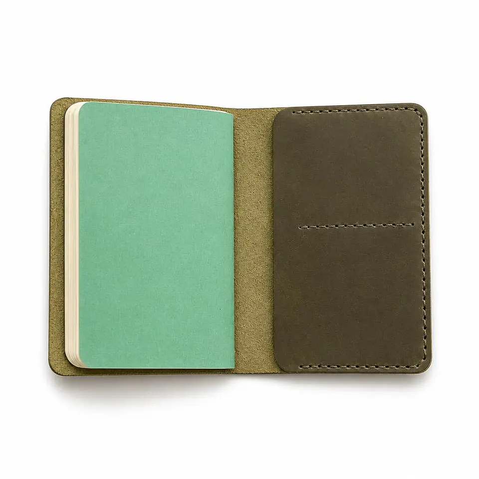 Bohemian Notebook- Portadocumentos-Verde Oliva 1
