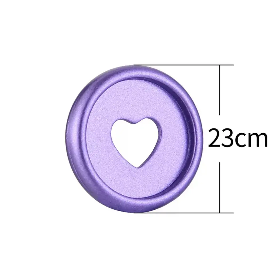 DISCOS- MORADO METALIZADO 23MM 2