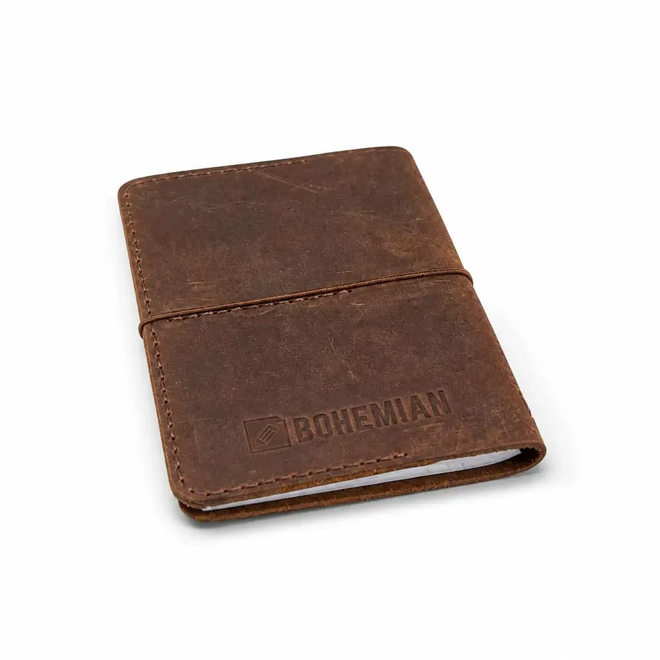 Bohemian Notebook- Portadocumentos-Cafe tostado 2