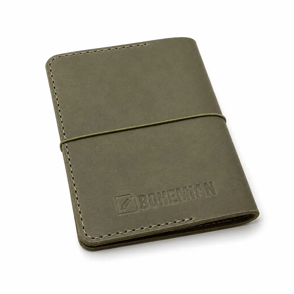 Bohemian Notebook- Portadocumentos-Verde Oliva 2