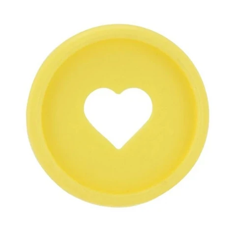 DISCOS- AMARILLO PASTEL 28MM