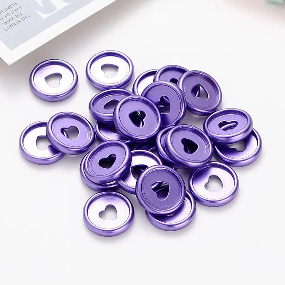 DISCOS- MORADO METALIZADO 28MM 2