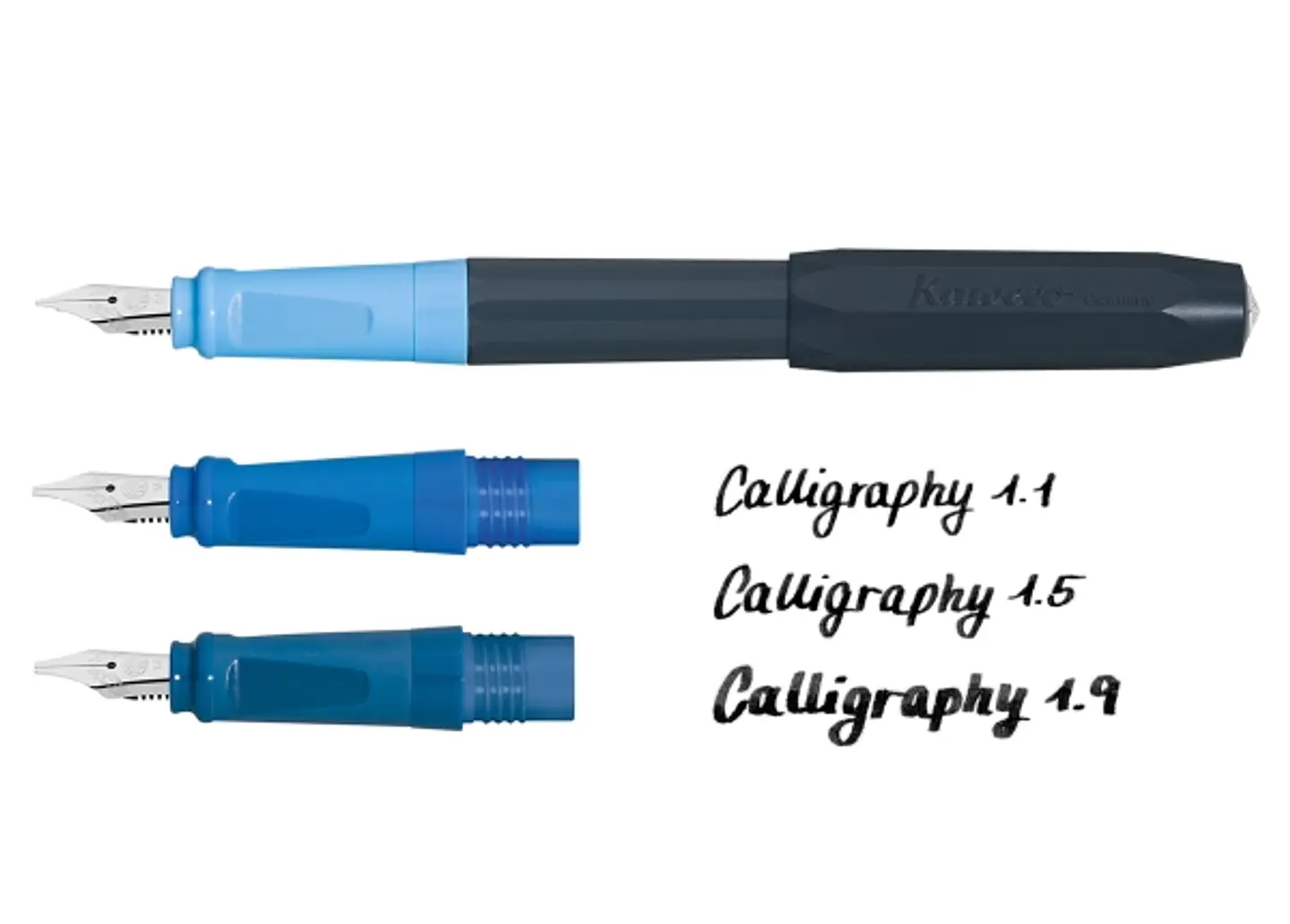 SET DE CALIGRAFÍA-Kaweco PERKEO azul 2
