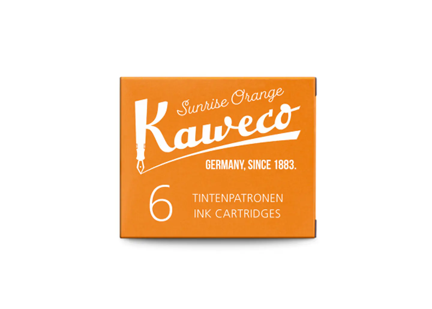 Cartuchos de tinta Kaweco Sun Orange 6pzs 2