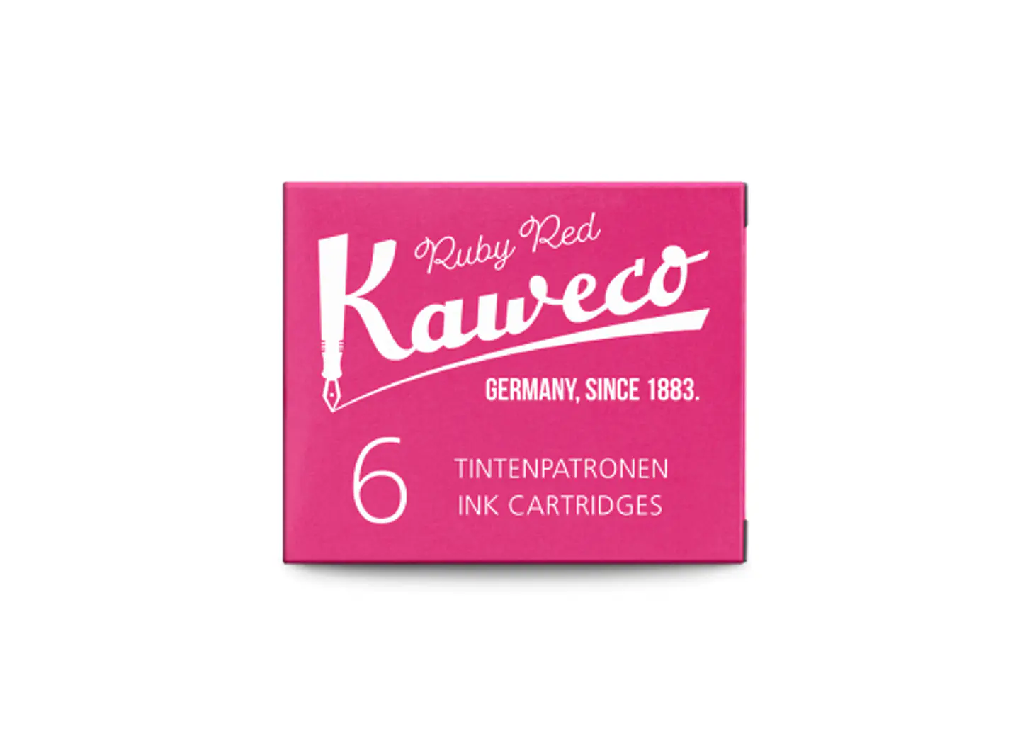 Cartuchos de tinta Kaweco Ruby Red  6pzs 2