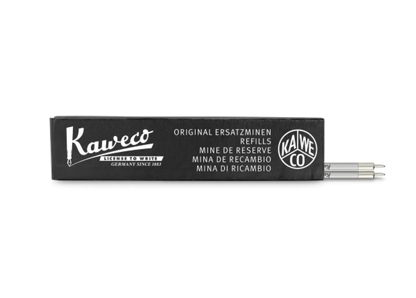 Kaweco D1 Bolígrafo Recambio Punta Aguja Negro 0,5 mm - 2 Unid. 1